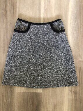 Naf Naf Vintage Heathered Gray Mini Skirt, European Size T 36